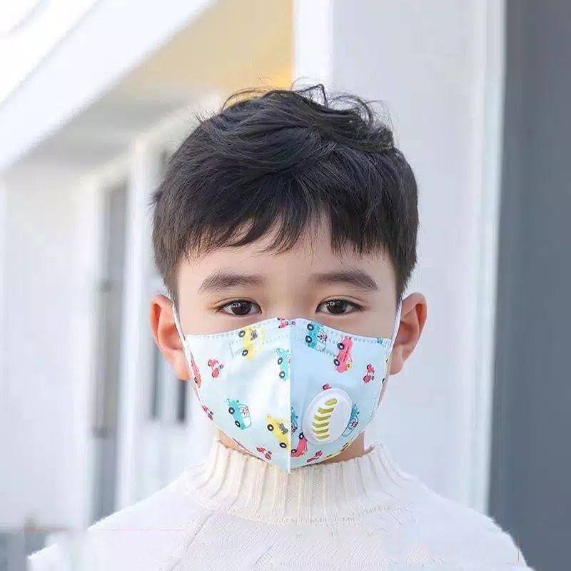 1Pcs Masker KN95 Anak Filter Respirator Motif Karakter KN95 / kn95 Kids Mask Motif Karakter