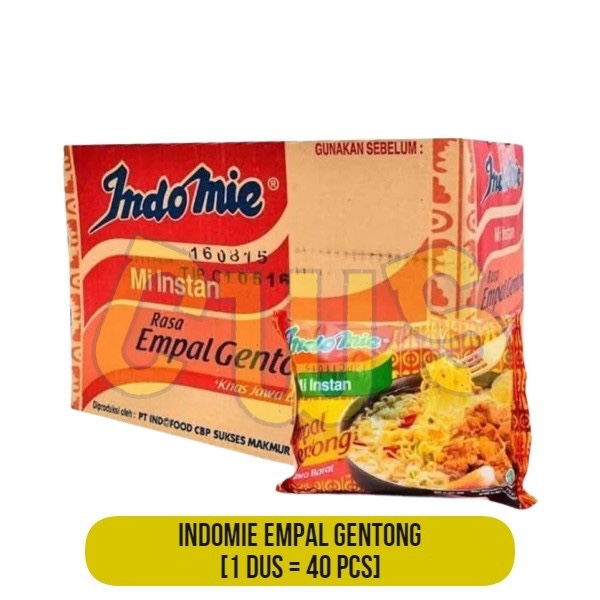 

INDOMIE Rasa MI EMPAL GENTONG Mie Kuah Instan - 1 Dus / 40 Pcs