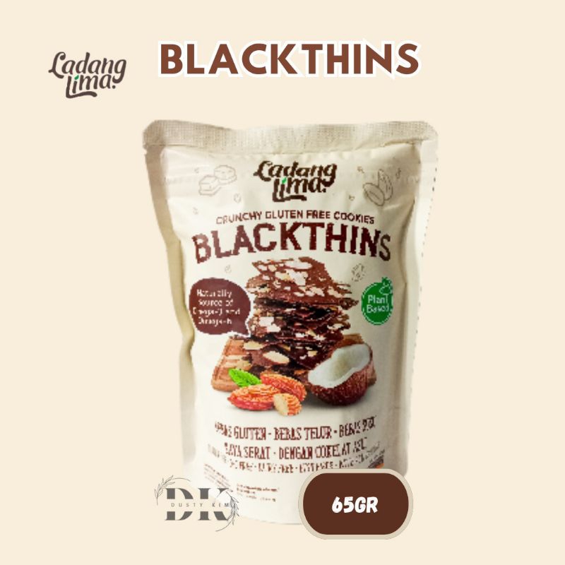 

Cookies Sehat/Healthy - Snack Bebas Gula/Gluten Free - Varian Mini Blackthins - Enak Terjangkau