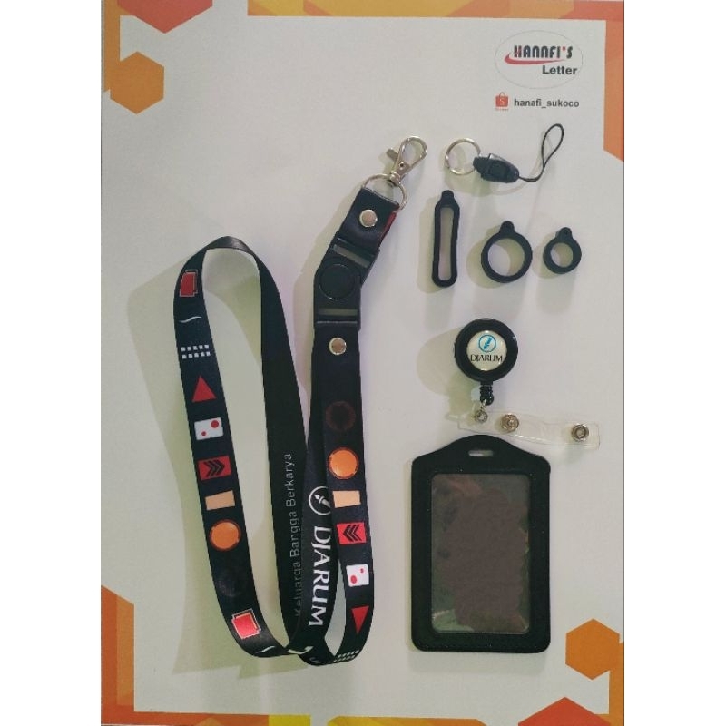 

Tali id card Djarum lanyard printing satuan READY STOK