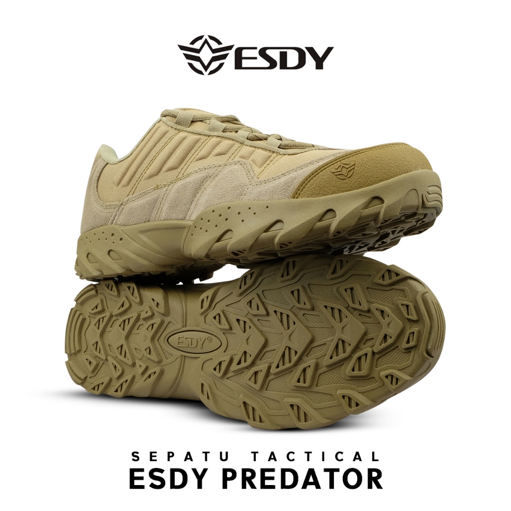 Tactical ESDY Predator Sepatu Tactical 4 Inch Warna Hijau Hitam Gurun Predator 4 inch Warna Hijau Hi