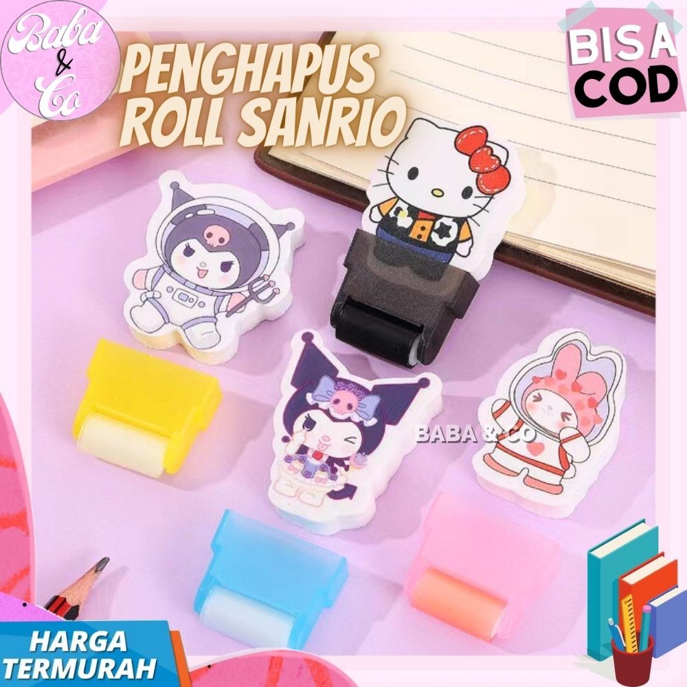 

PENGHAPUS ROLL SANRIO PENGHAPUS LUCU UNIK SANRIO MURAH ERASER ROLL COD