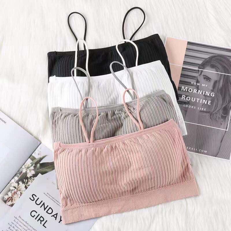 3pcs Miniset Sport Bra Kemben Tali Kecil Dalaman Wanita Korea Import BH Gym Zumba