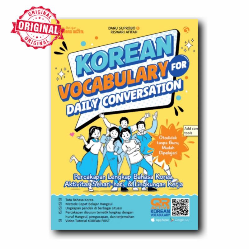 Buku KOREAN VOCABULARY FOR DAILY CONVERTASION