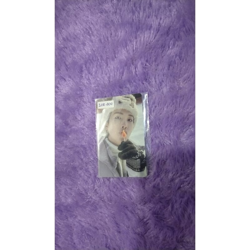 photocard winter Namjoon