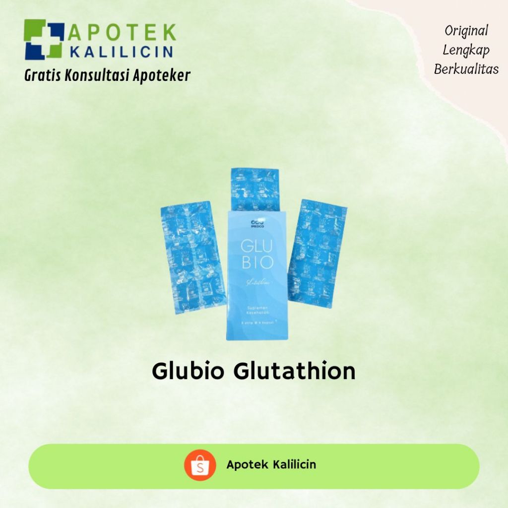 GLUBIO GLUTATHION BOX 30 KAPSUL IMEDCO