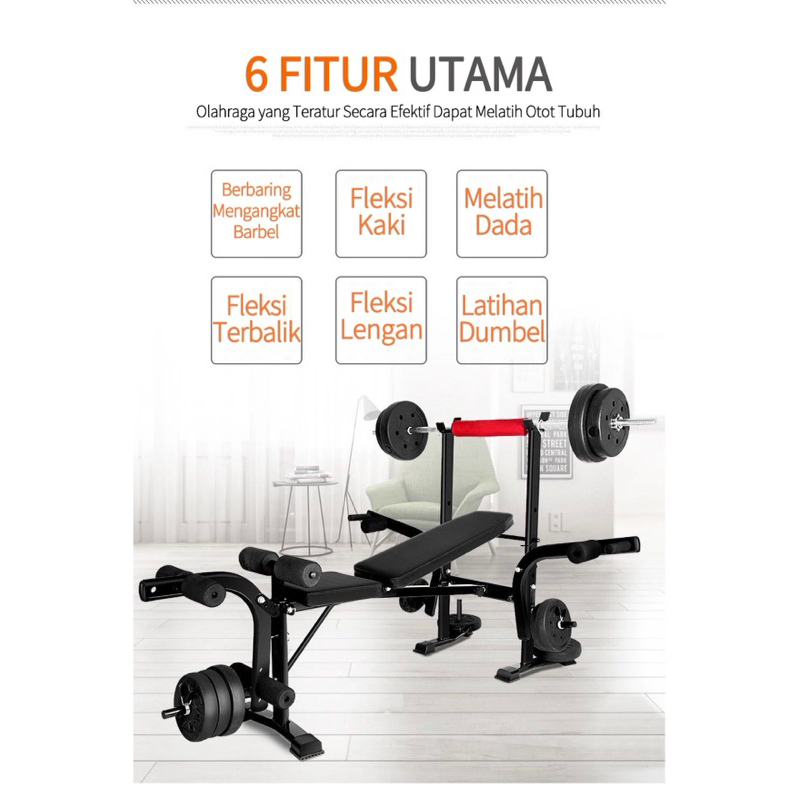 preloved keep going max bench bisa adjustable masih baru belum pernah dipakai