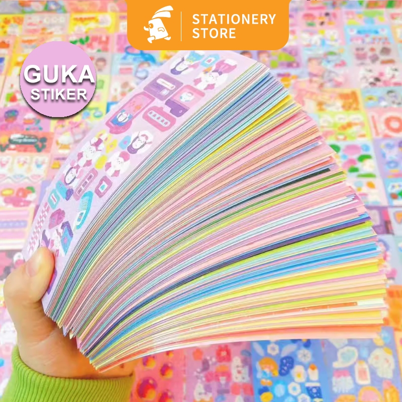 

stiker korea sticker glitter stiker diary-Rabbit Stationery