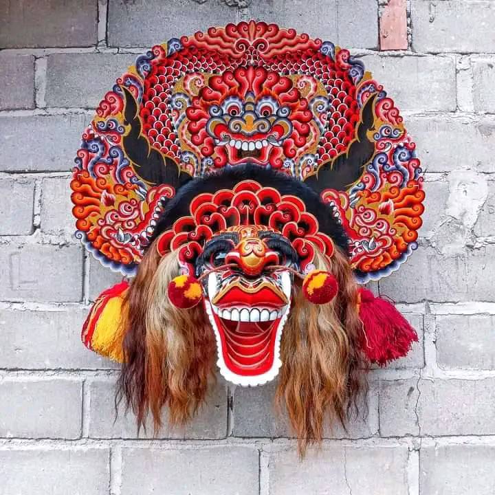 barongan devil untuk anak