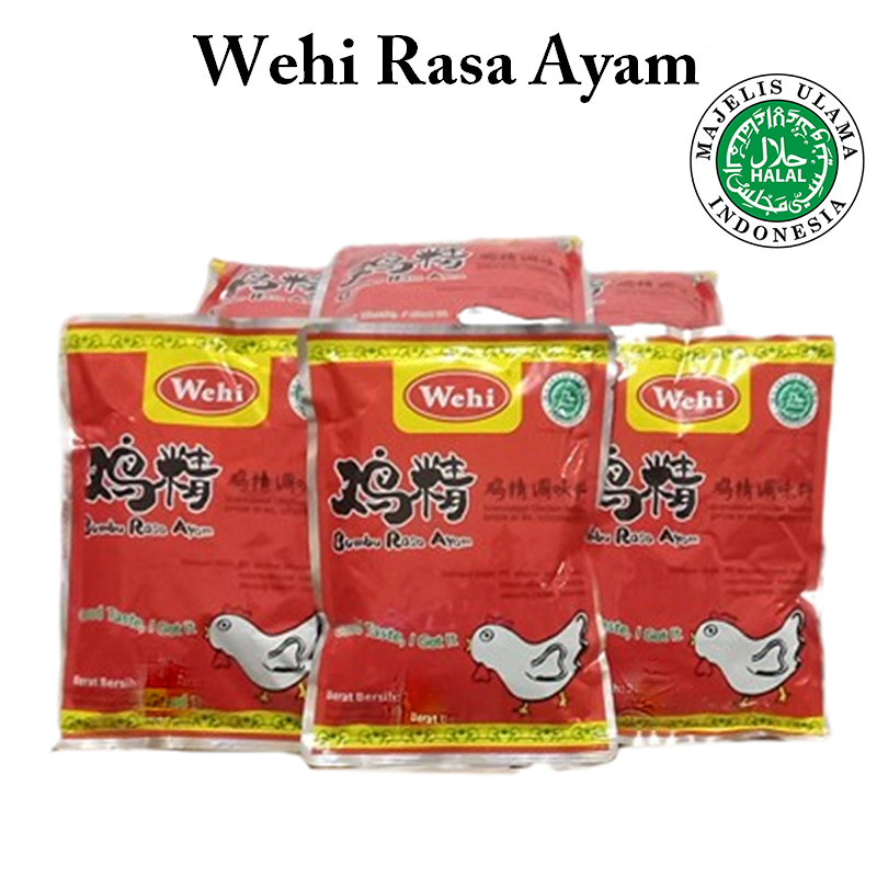 

Wehi Bumbu Rasa Ayam Premium Halal Kaldu Rasa Ayam Tinggi Protein 80 gram 200 gram 400 gram Best Seller Terbaru Promo