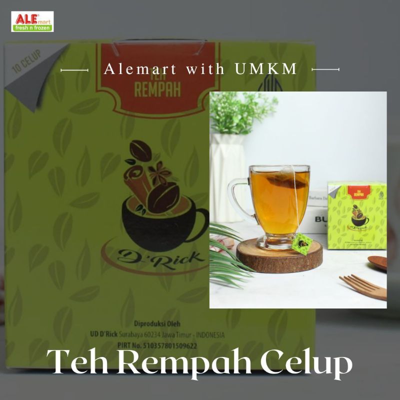 

Teh rempah celup,UMKM UD D'rick,teh rempah,isi 5 sachet,(10 celup)