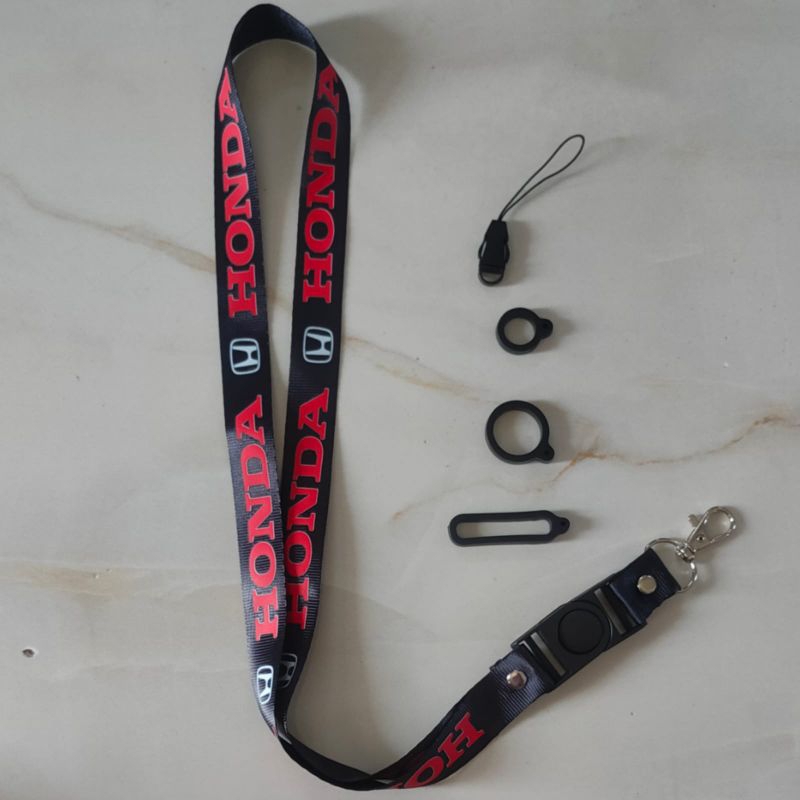 

TALI LANYARD HONDA LOGO MOBIL Premium / gantungan kunci / gantungan id card / gantungan flashdisk / nametag hp name tag / handphone BEST SELLER COD