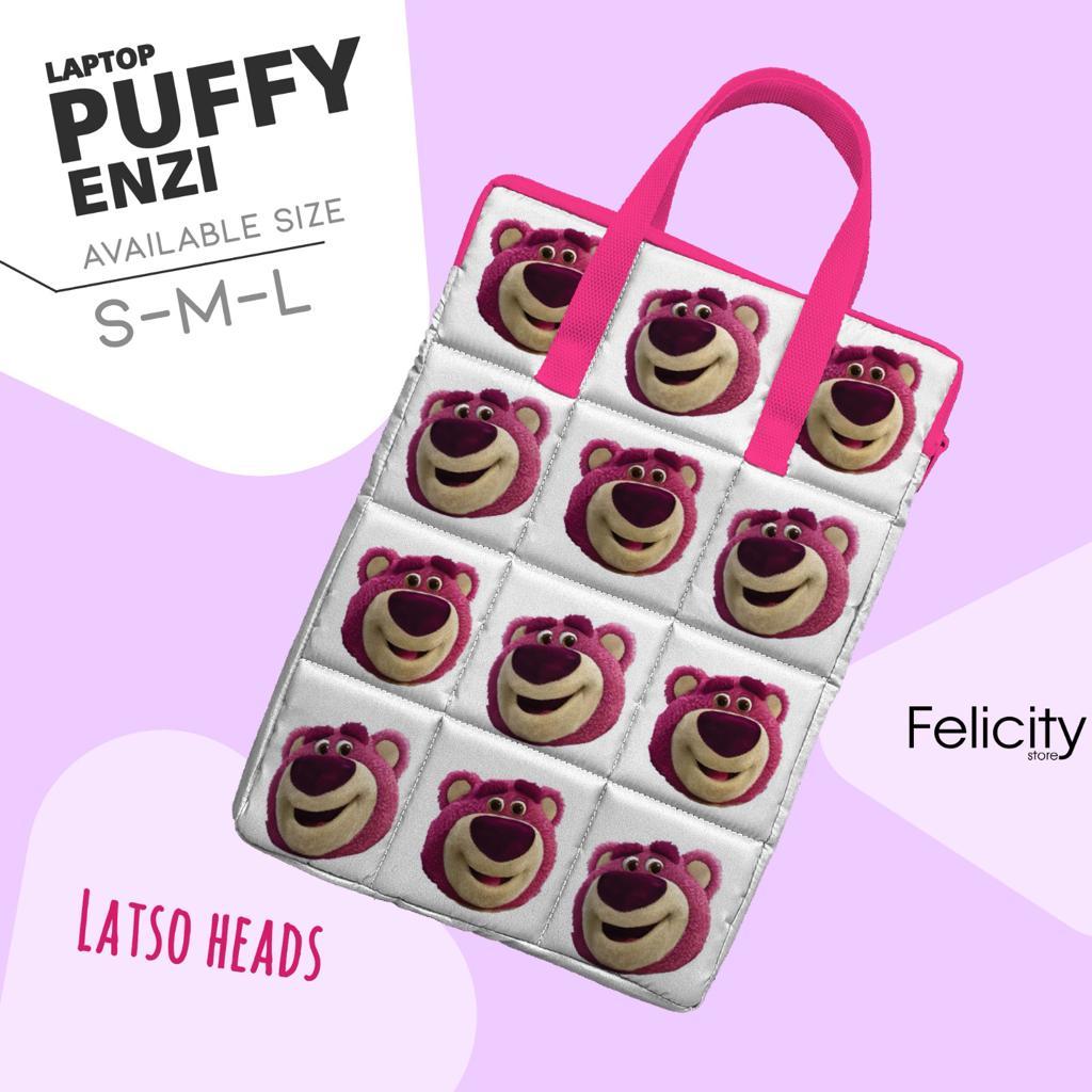 MNK  l PUFFY LAPTOP SLEEVE | PUFFY LAPTOP | PUFFY BAG | POUCH LAPTOP | PUFFY HANDLEZIP Manukashop