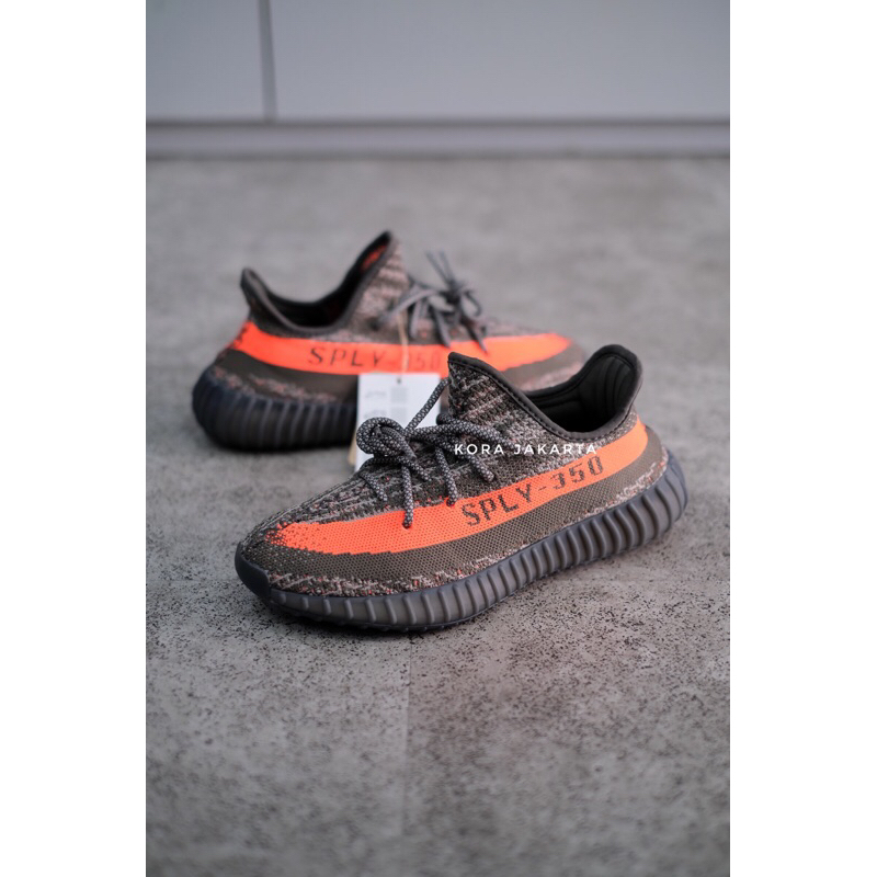 Adidas Yeezy Boost 350 v2 Carbon Beluga Original 100% Brand New In Box
