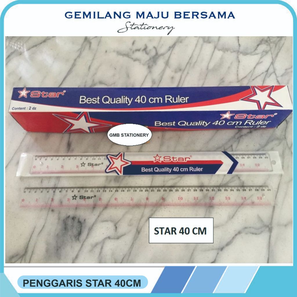 

Penggaris Star 40 CM