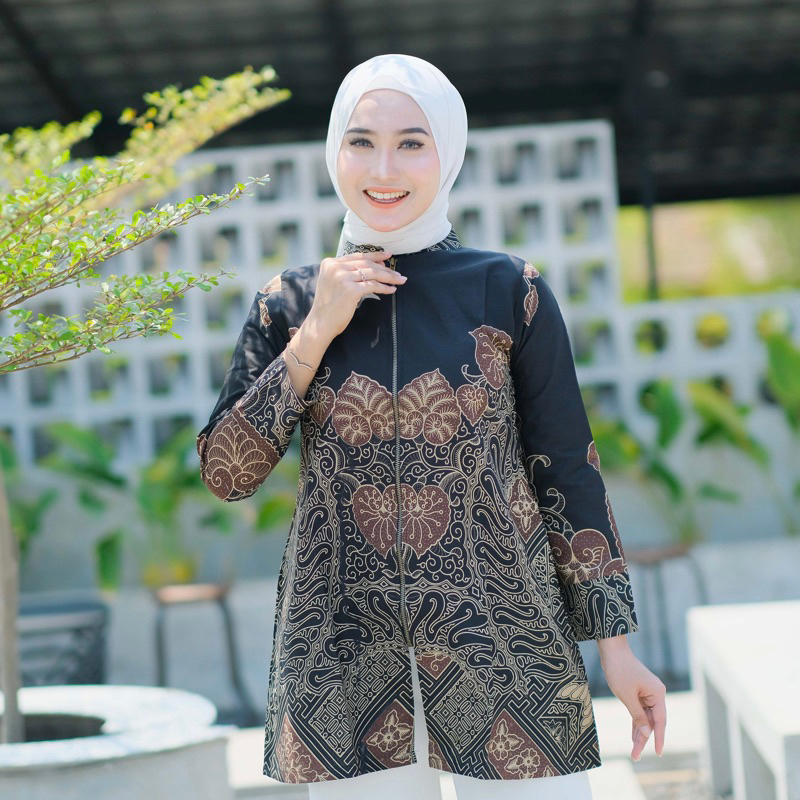 Batik Wanita||Batik Kerja Wanita ||NAWASENA Tunik|| Maheswari.daily