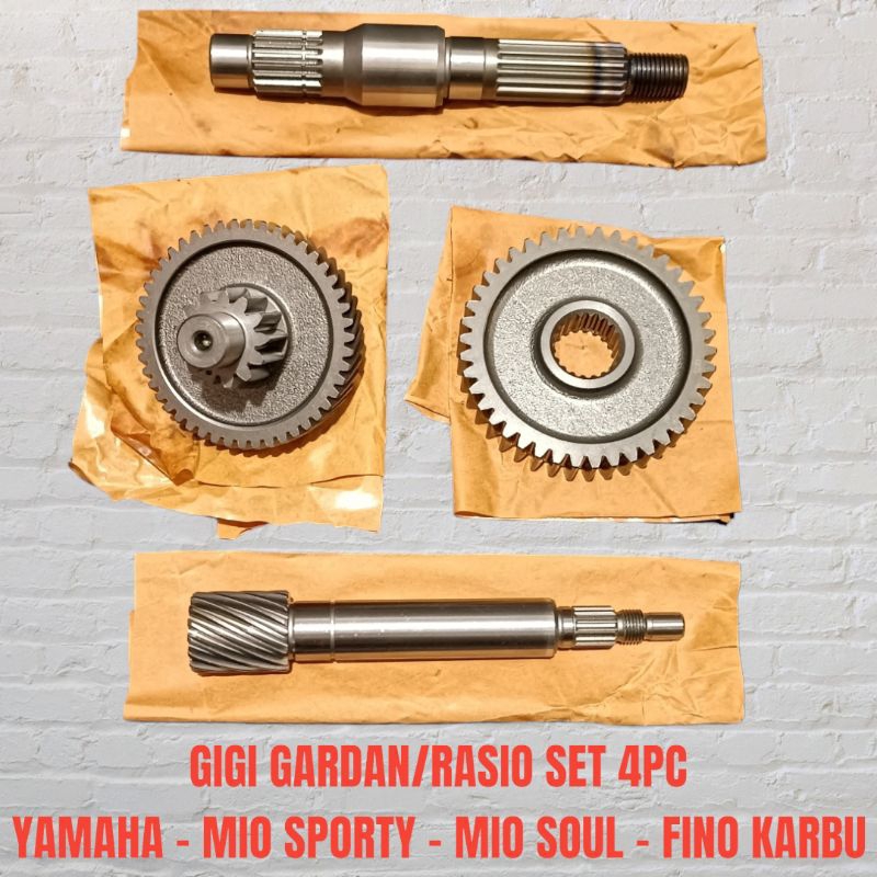 gigi rasio mio as pully mio sporty gigi gardan as roda belakang mio soul karbu set 4pc