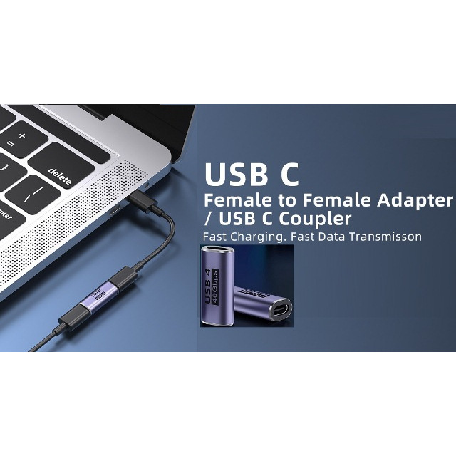 USB 3.0 Female to USB Type-C Female Adapter Converter USB Female to Female