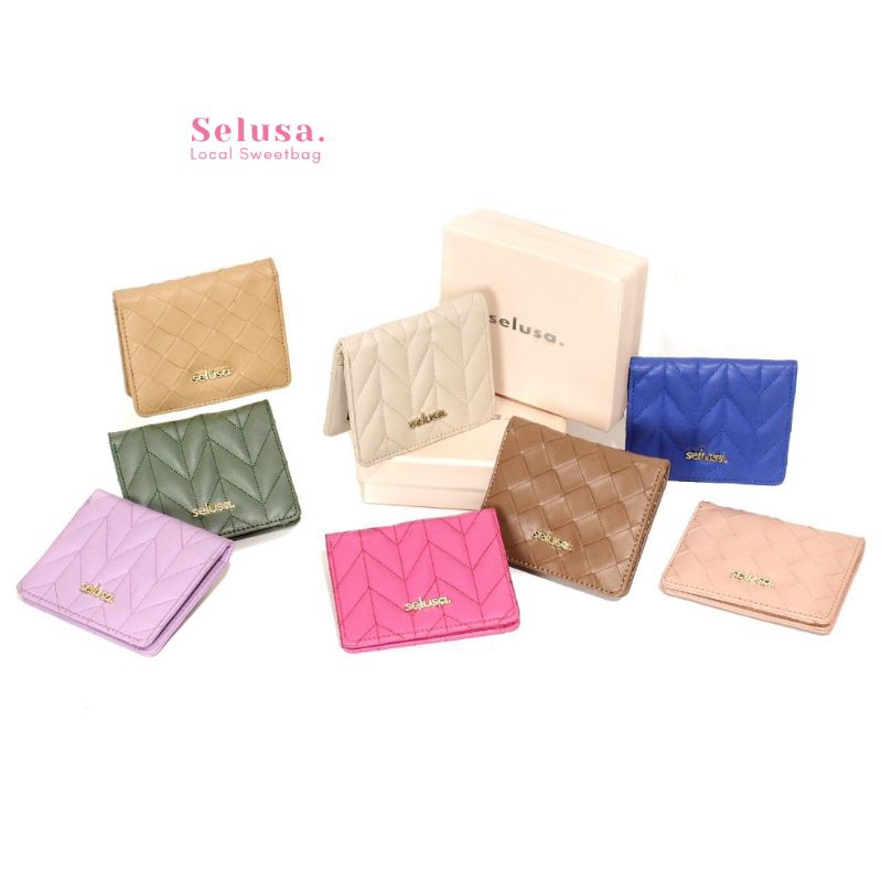 Termurah dan terbaik SELUSA VIONNY WALLET (Free Box Exclusive) | Dompet Lipat Premium Leather 