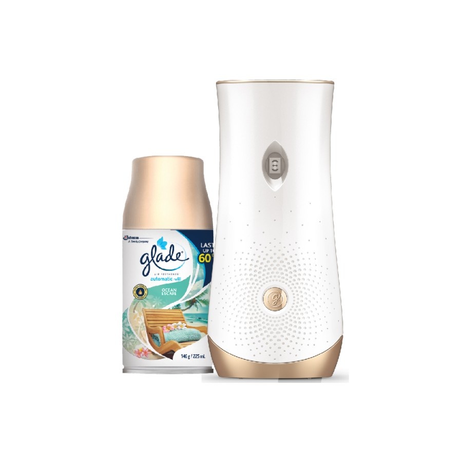 Glade Matic Device + Refill Ocean Escape Lavender Pengharum Ruangan Otomatis