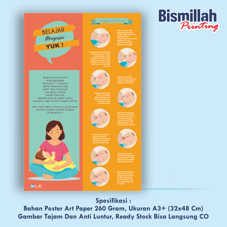 

Poster Kebidanan Belajar Menyusui