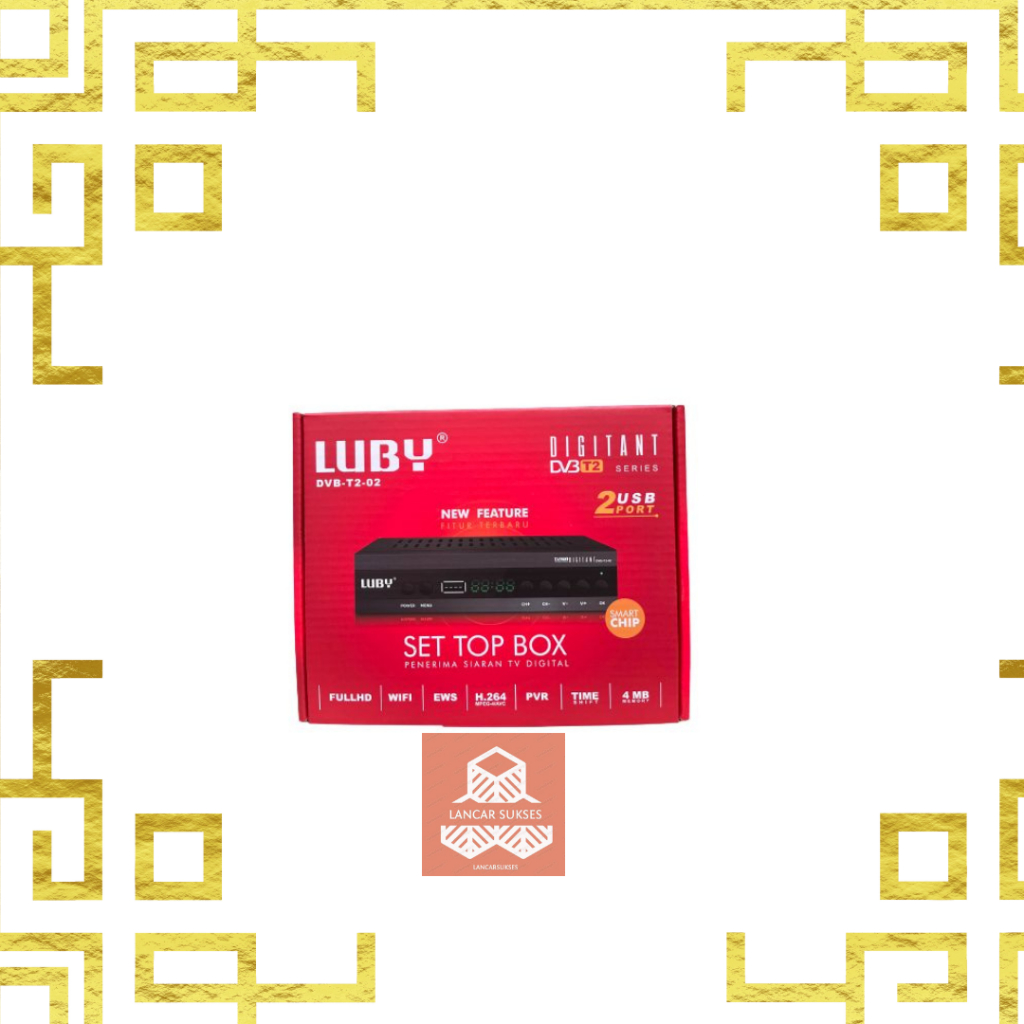 Set Top Box (STB) Tv Analog ke Digital Luby / Digital Receiver T2/C luby/stb digital luby/set box di