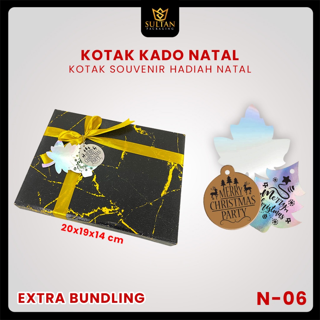 

Kotak Kado Natal - Box Hadiah Special Merry Christmas - Dus Hadiah Promo Bundling - N-06