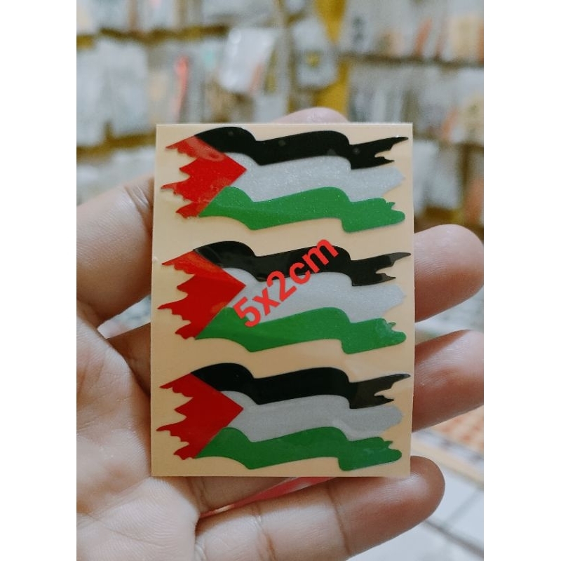 

BENDERA PALESTINA STIKER PIPI ISI 3
