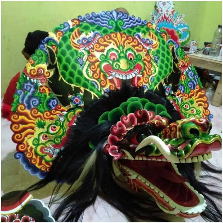 barongan devil untuk anak