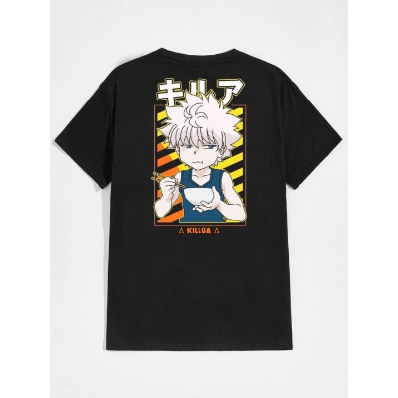 T-shirt/kaos killua HxH cotton full
