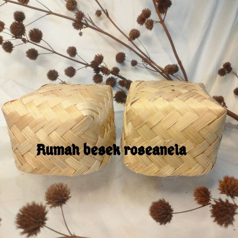 Besek Bambu 8x8 100 pcs/ 50 pasang