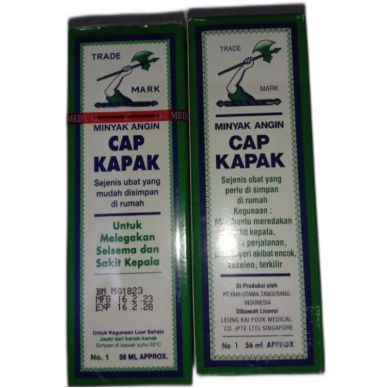 Cap Kapak Minyak Angin 56Ml, Cap Kapak Minyak Angin Malaysia 56Ml