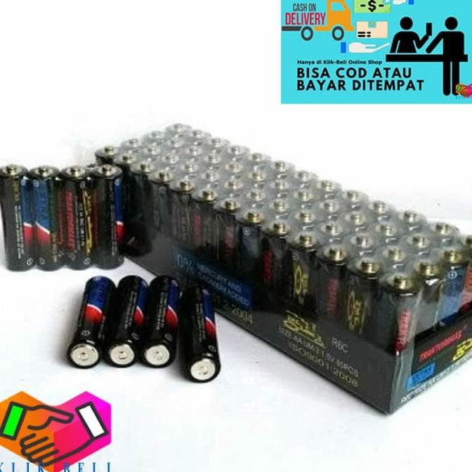 MALL Baterai 60 Pcs Type AA Traktormaxx Battery Standar SNI / Batu Baterai Tahan Lama Anti Bocor - B