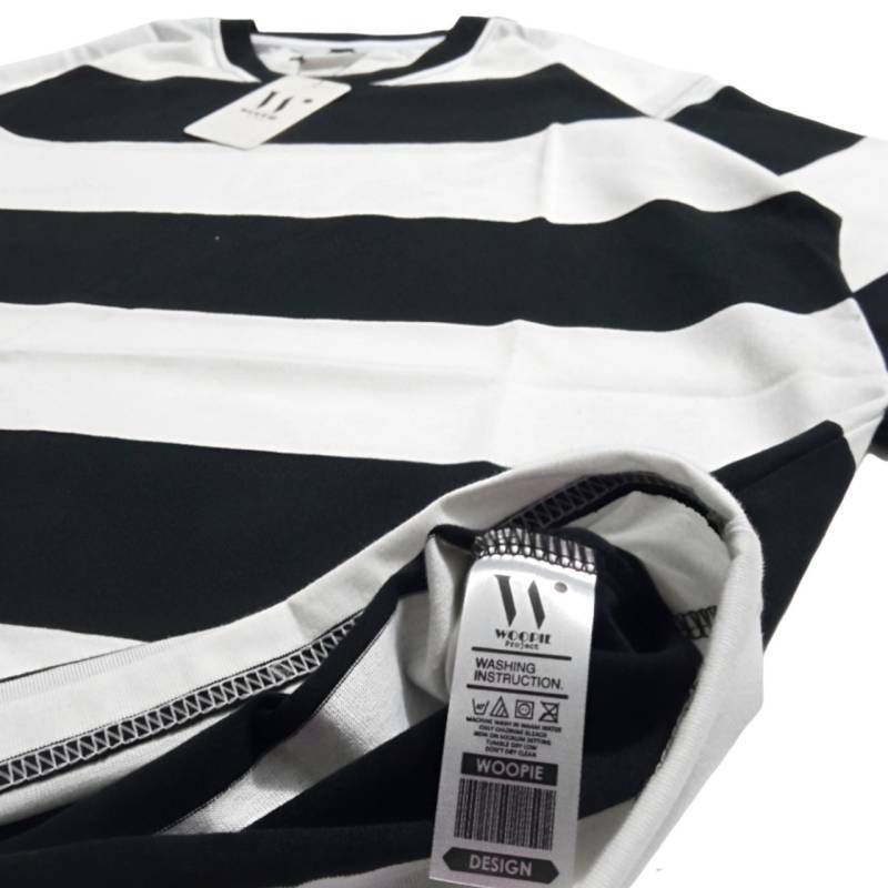 BAJU KAOS STRIPE PRIA | TANPA KANTONG DEPAN | BAHAN COMBED 24S | KAOS DISTRO UNSEX