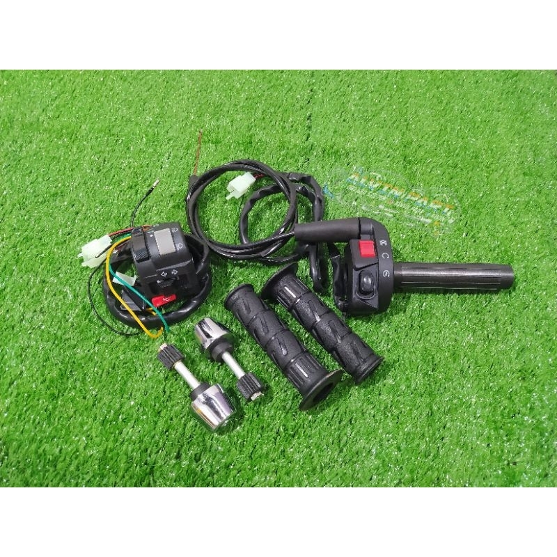 paket fullset gas spontan kontan ninja ksr ride it domino mitsuyo set holder kiri vixion old set han