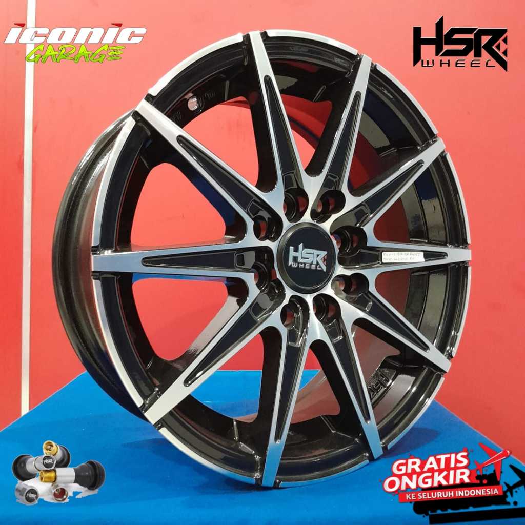 jual velg mobil ring14 HSR KCCX pelek ring14 untuk brio,agya,avanza,sigra, toko hsr palangka raya