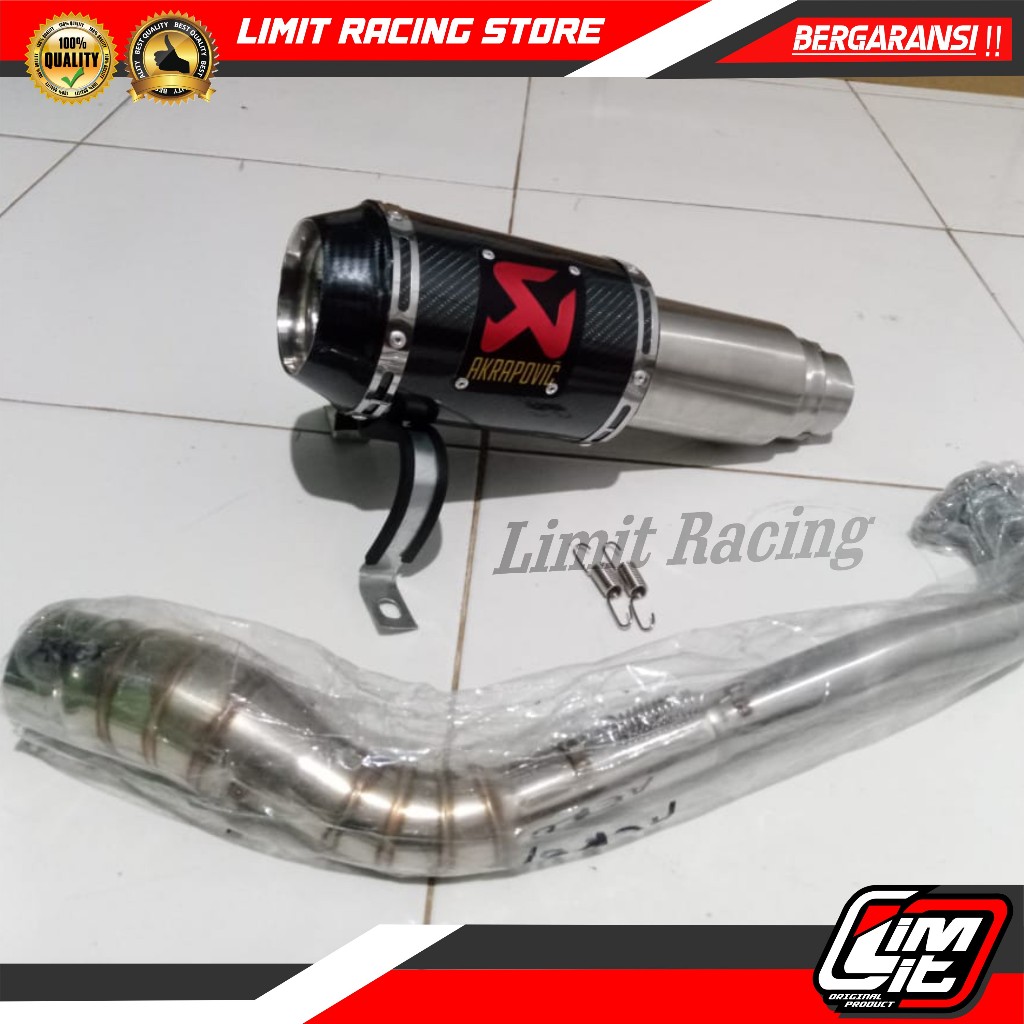KNALPOT RACING AKRAPOVIC NMAX BEAT AEROX MIO VARIO SCOOPY PCX ADV GENIO LEXY GP LORENZO SUARA BASS B
