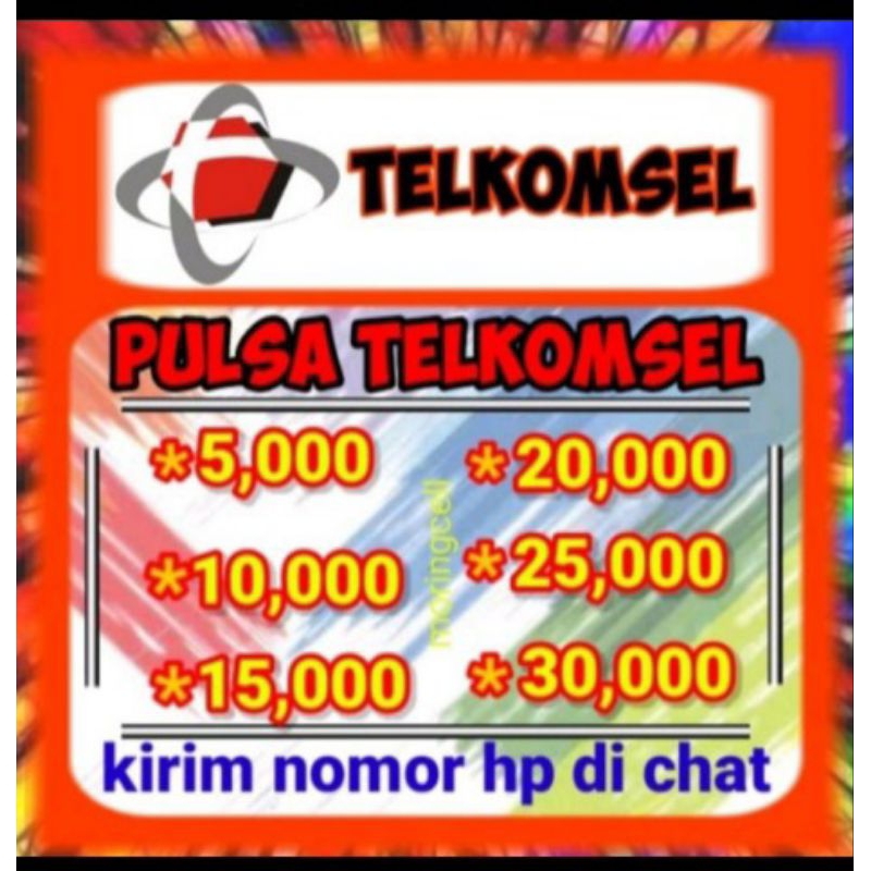 Top up pulsa reguler Telkomsel