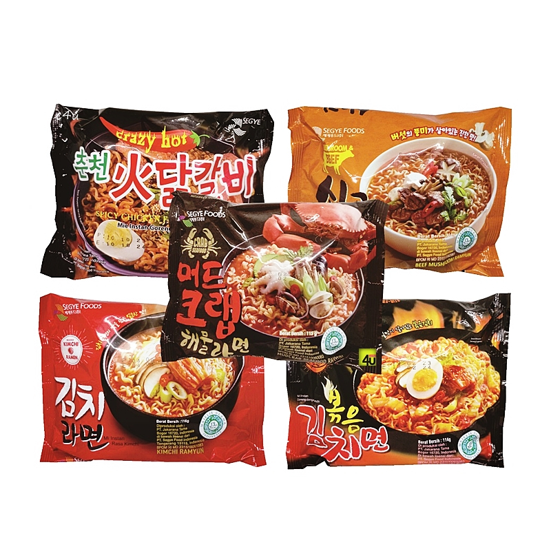 

Segye Ramyun - Ramen Korea Made In Indonesia - HALAL MUI