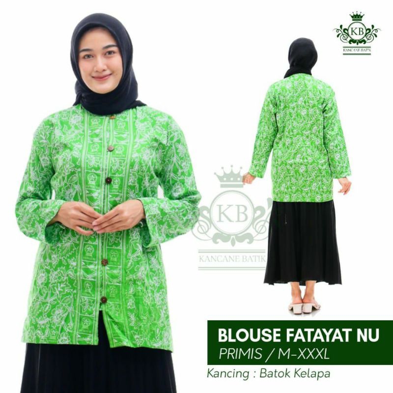 BATIK FATAYAT NU TUNIK FATAYAT NU SRAGAM FATAYAT NU ATASAN FATAYAT NU BLUS FATAYAT NU( PROMO) TERMUR