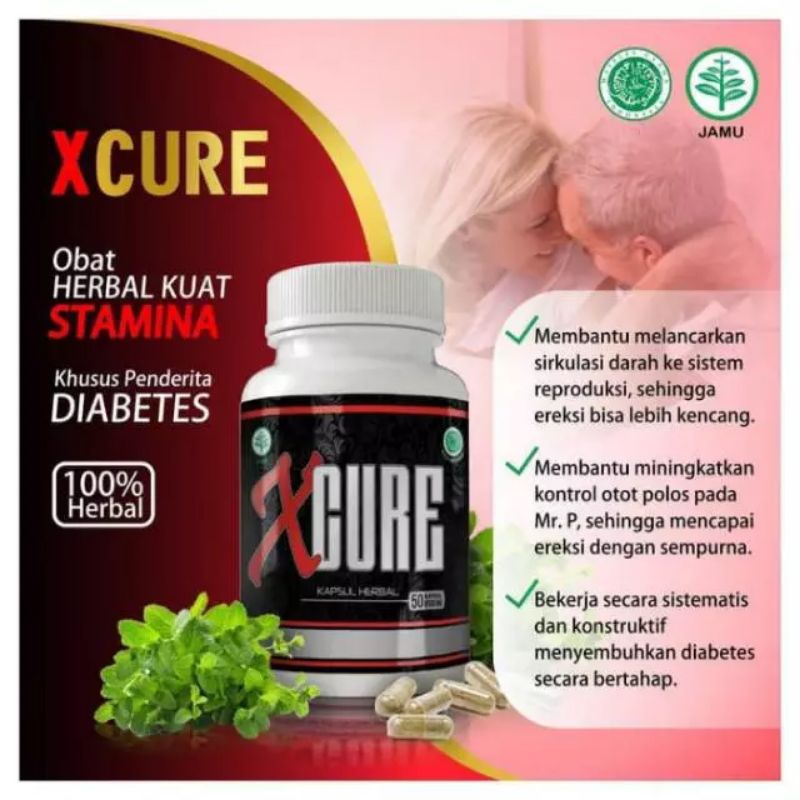 Obat Stamina Dan Kesehatan Pria XCURE 60 Capsule