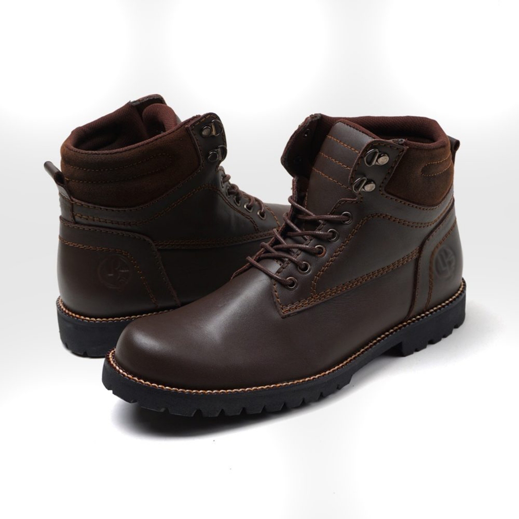 VOODOO CLIMB Sepatu Pria Kulit Model Boots Clasic Premium Boots Fasion Resmi kerja Asli Original