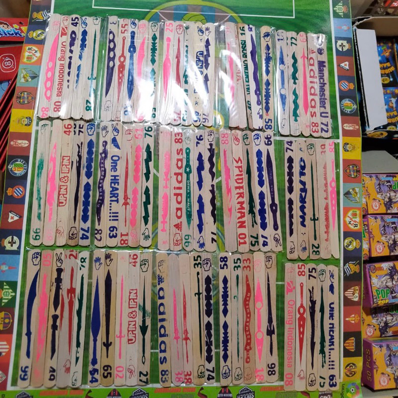 STIK ES KRIM SABLON MAINAN ANAK