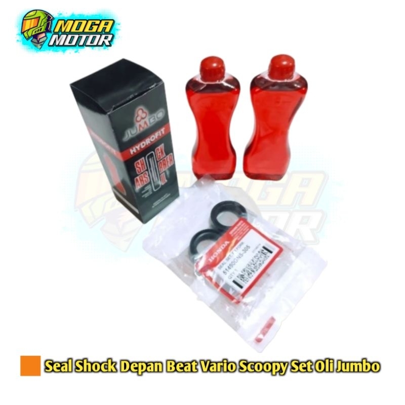 Seal Shock Depan Beat FI Vario Oli Shock Jumbo Double Per Beat Karbu Scoopy