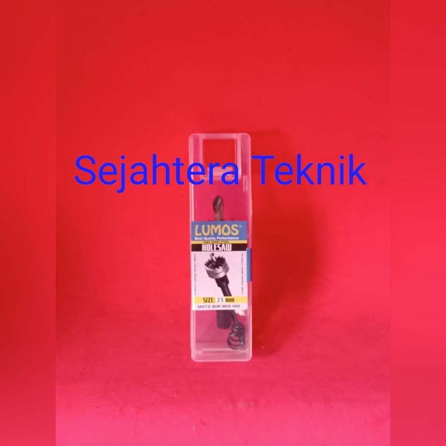 Hole Saw HSS LUMOS 25mm / HoleSaw Besi 25mm / Mata Bor Besi 25 mm HSS