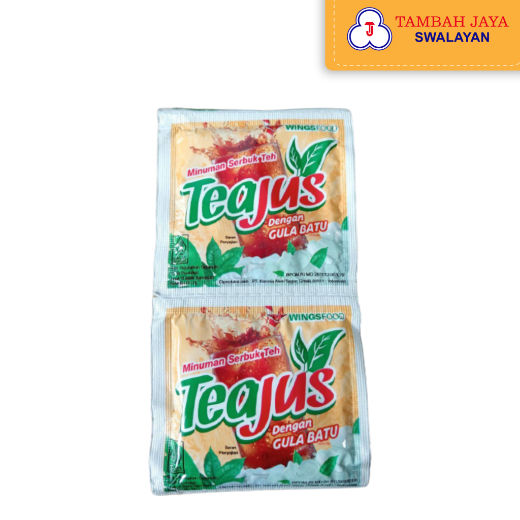 

Teajus Rasa Gula Batu 1 Renceng isi 10 sachet