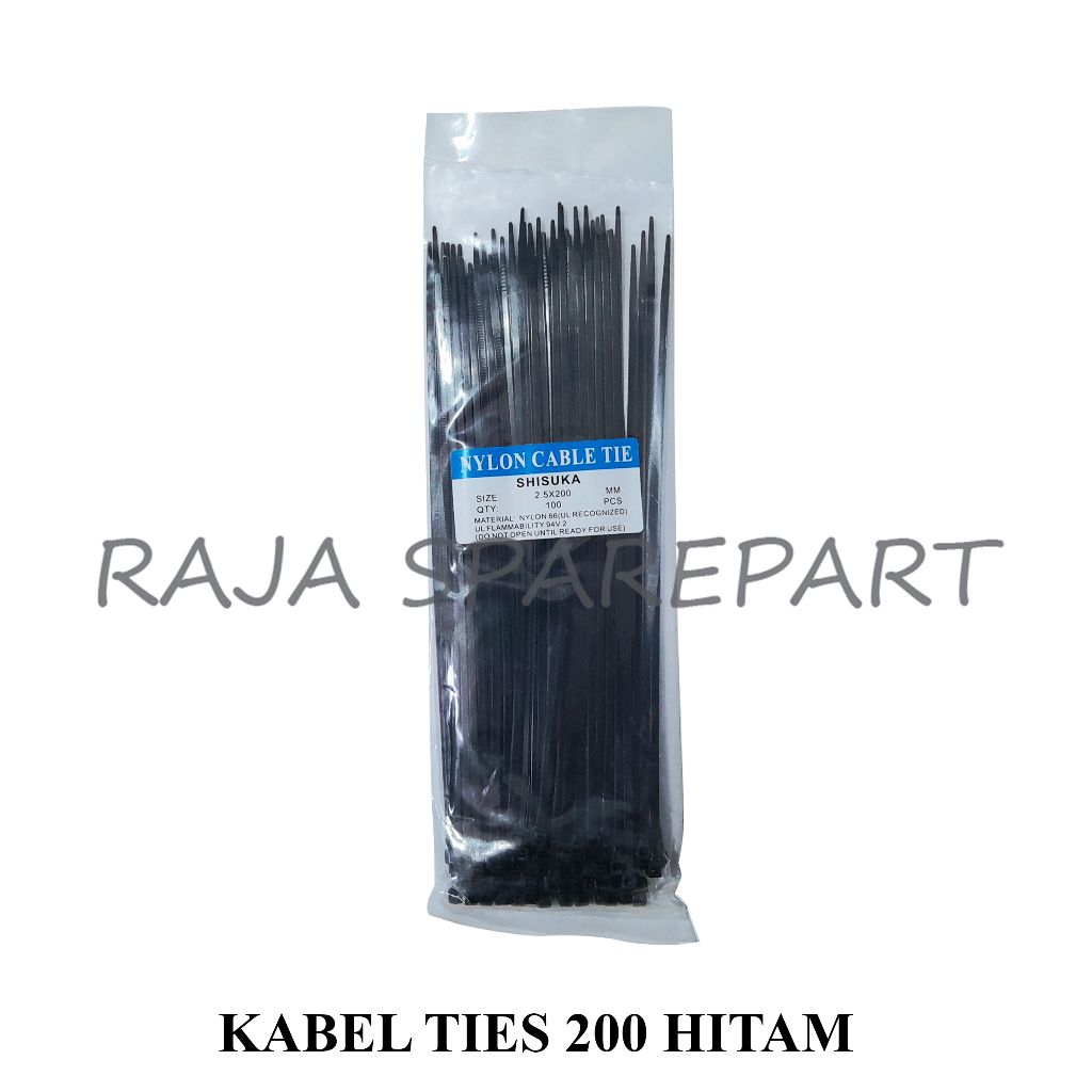 

CT200H CABLE TIE/ CABEL TIS/KABEL TIES 200 HITAM