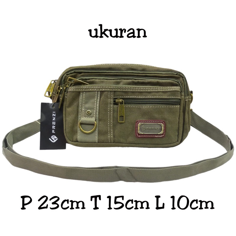 termurah tas selempang pria kanvas tas pinggang pria kanvas import