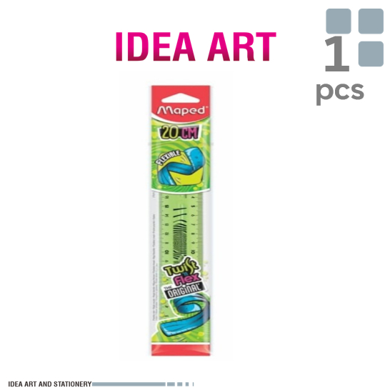 

Penggaris Lentur Twist n Flex 20 cm Anti Patah Flexibel