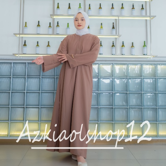 ( COD ) ABAYA BASIC POLOS ABAYA ARAB